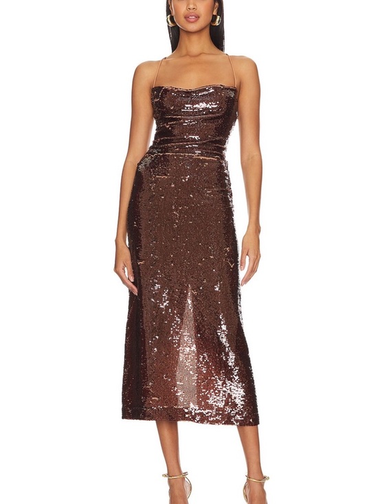 Sabina Musayev Dresses & Skirts - Sabina Musayev Lera Dress in Cinnamon